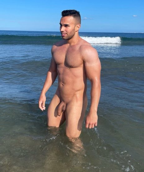 Cute hunk with a big dick